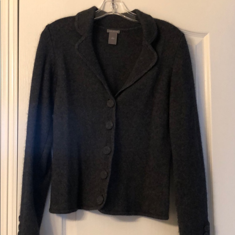 Ann Taylor Fitted Sweater blazer